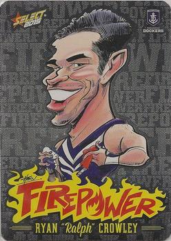 2015 Select AFL Champions - Firepower Caricatures #FC16 Ryan Crowley Front